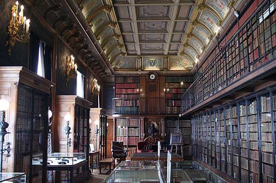 chantilly-castle library of 1876