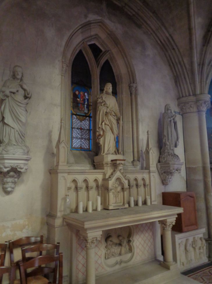 Dozule ch Notre Dame chapelle Saint Joseph aug23