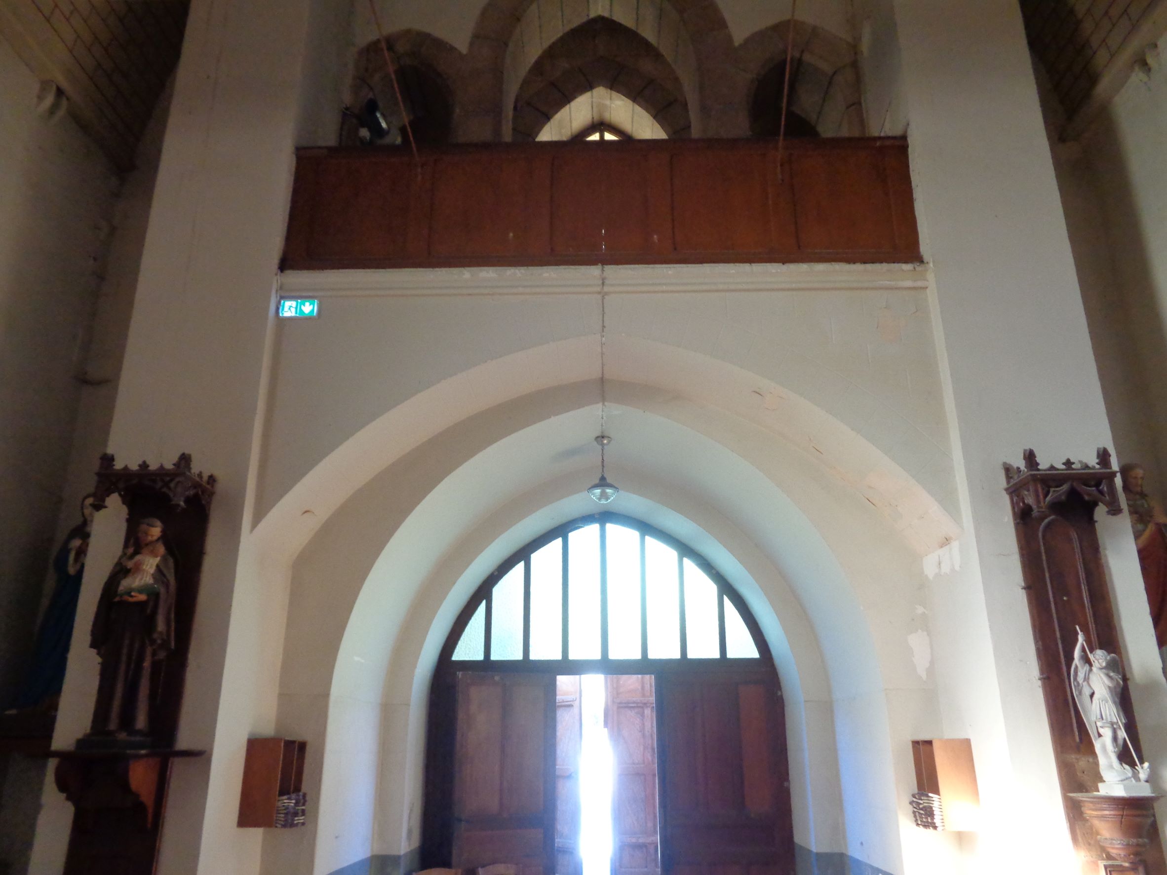 Landujan ch Saint Tudin back inside wall oct22