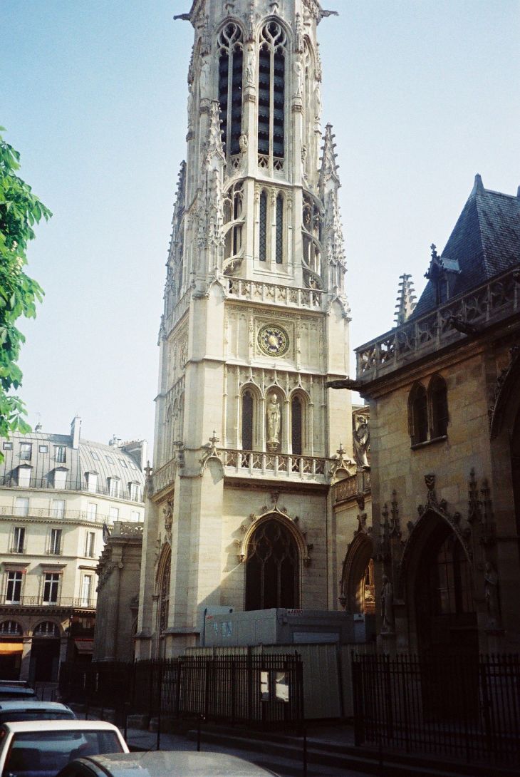 Paris mairie 1éme de Paris belltower next to the ch st germain l'auxerrois