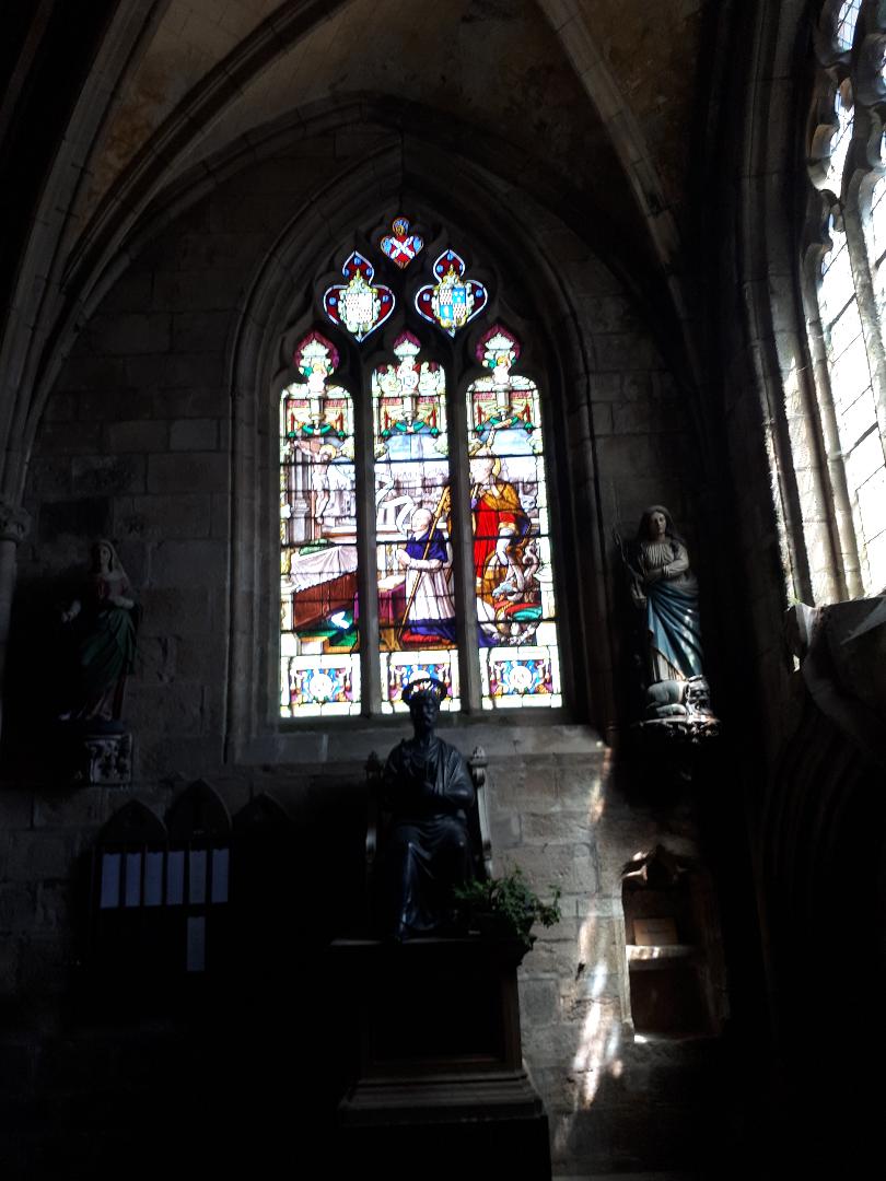 Saint Pol de Leon Cathedral St Pol Aurelien chapel sainte Apollinaire jun22