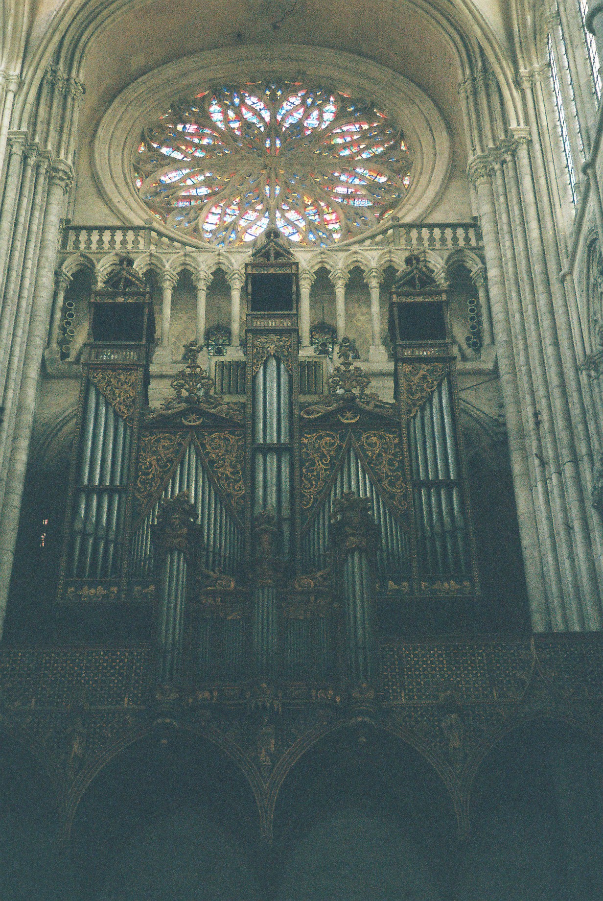 Amiens Cathedral Notre Dame organ back apr10