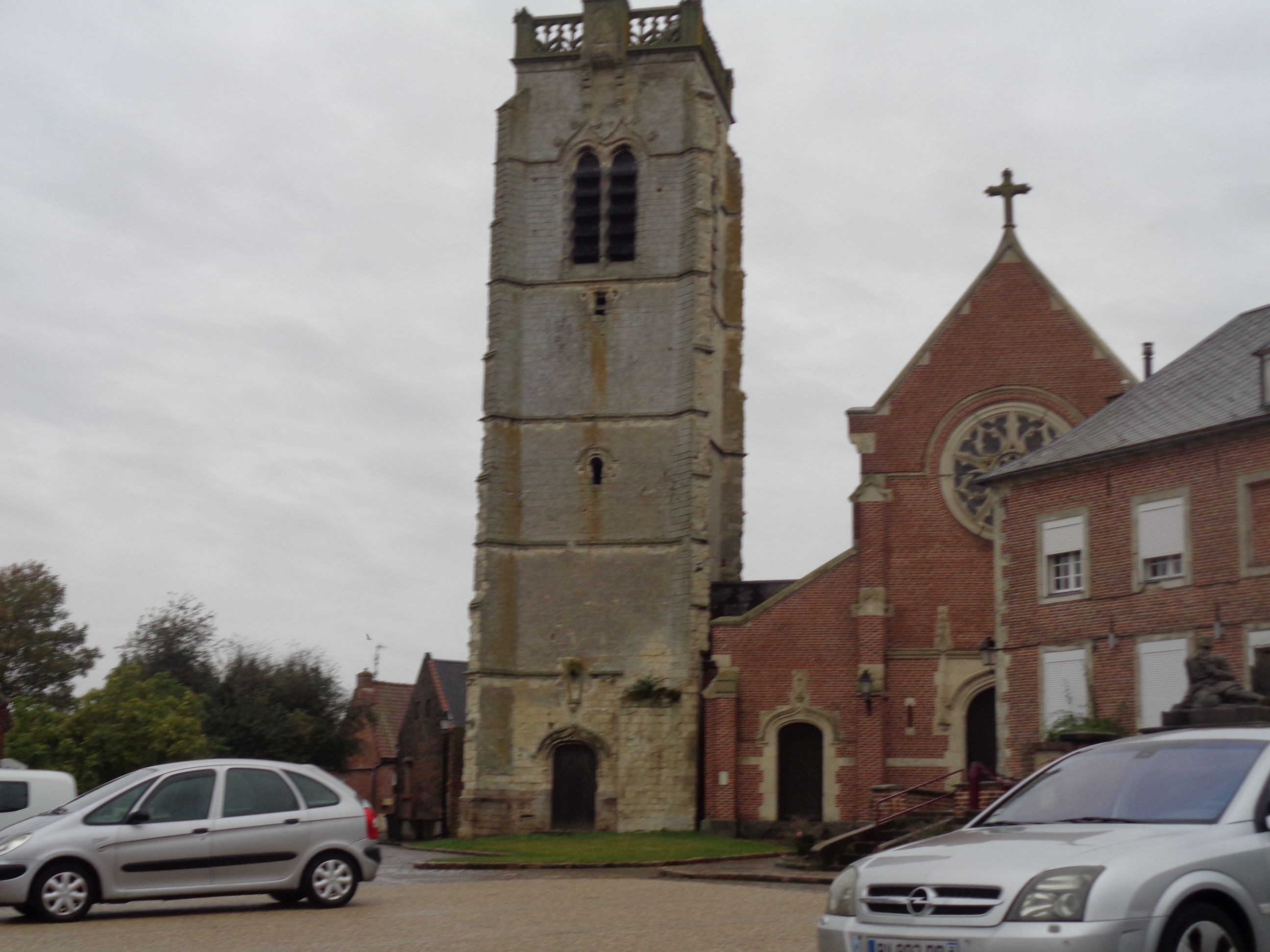 Carnieres ch Saint Germain front belltower oct23