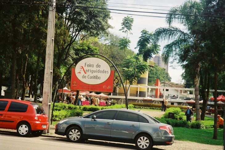 Curitiba Praça da Espanha during antiquities fair c2008
