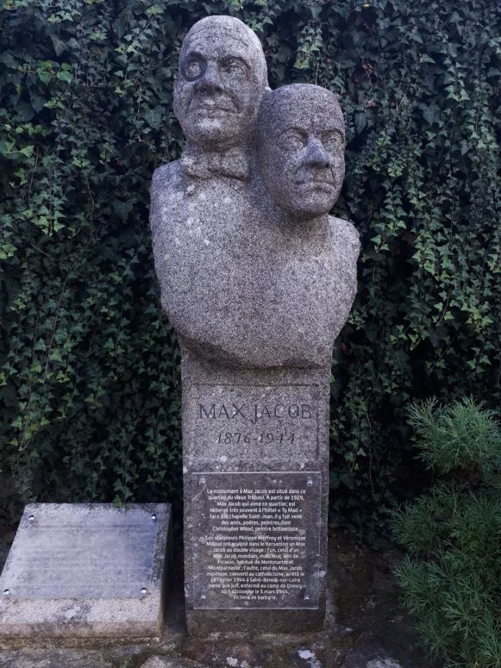 Douarnenez chapelle saint jean back bust Max Jacobs oct23