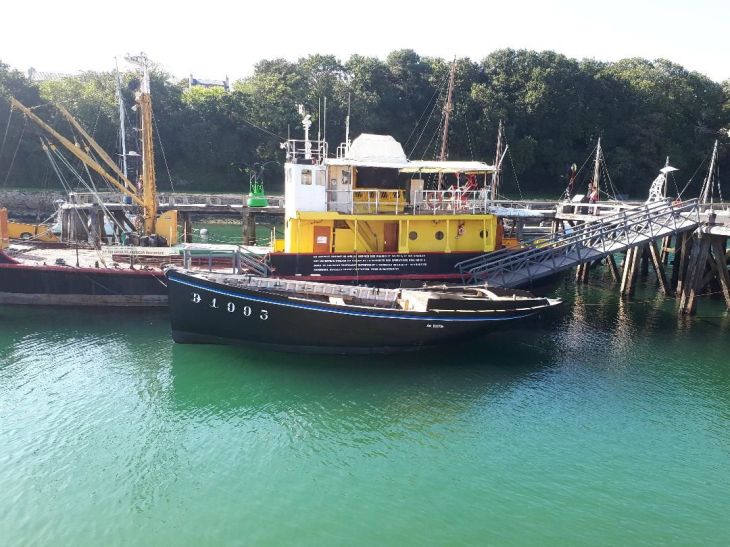 Douarnenez port musee boat Roi Gradlon oct23