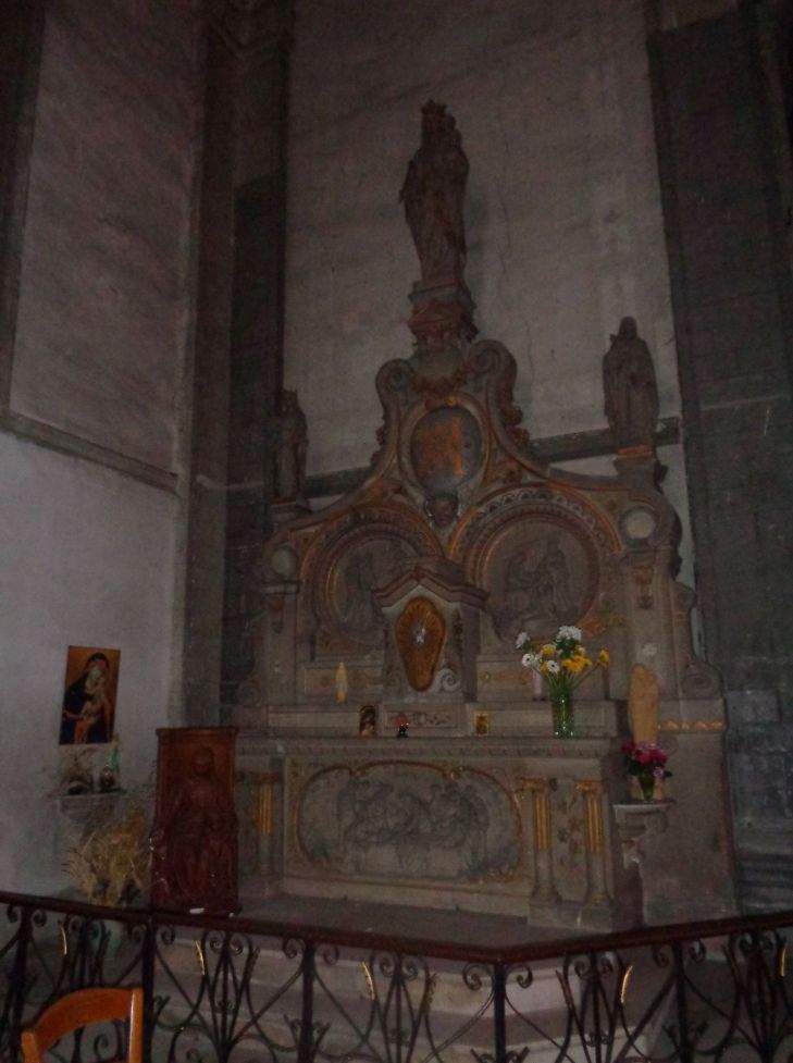 Le Cateau Cambresis ch Saint Martin chapel Virgin oct23