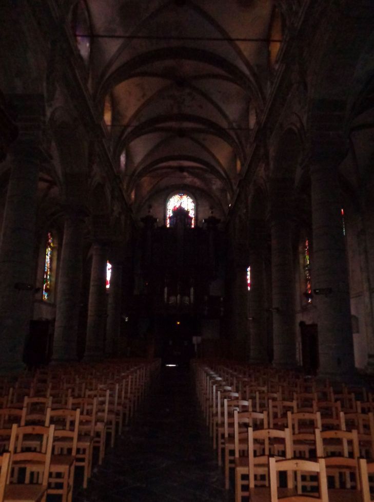 Le Cateau Cambresis ch Saint Martin organ back oct23