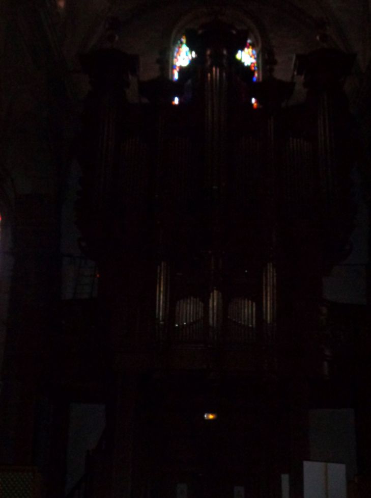 Le Cateau Cambresis ch Saint Martin organ oct23