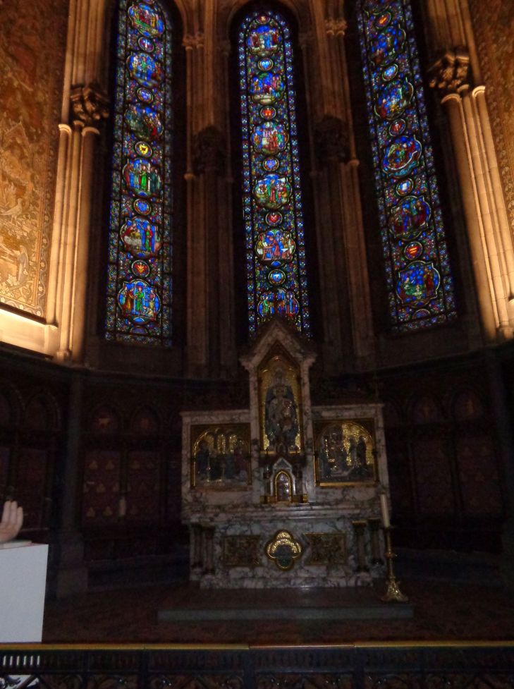 Lille Cathedral Notre Dame de la Treille chapel sainte Anne oct23