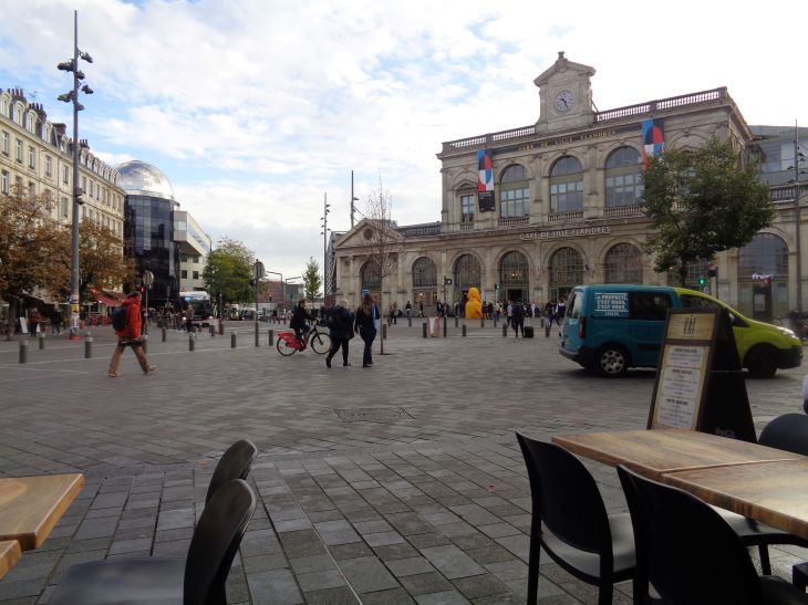 Lille KAF cafe to gare lille flandres oct23