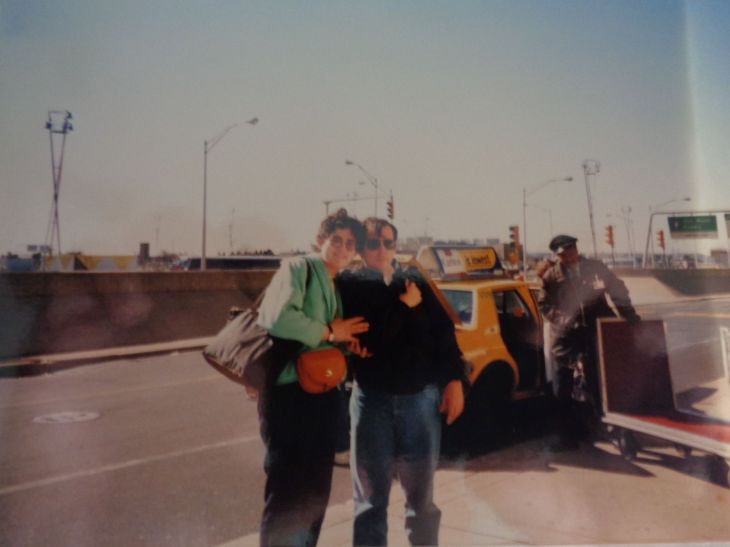 New York JFK airport going to France PF et MF c1992
