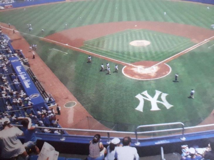 New York Yankee stadium from stands 0
