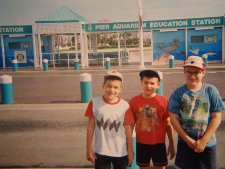 St Petersburg pier aquarium boys