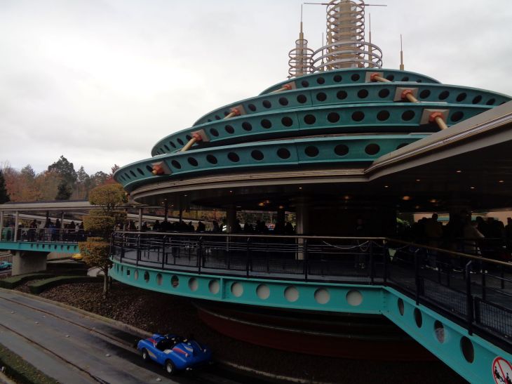 Disneyland Paris Discoveryland Autopia cars terminal nov23