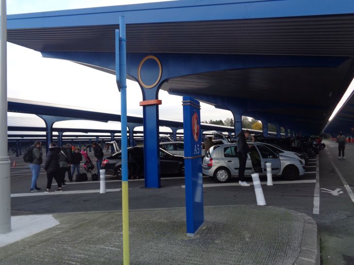 Disneyland Paris main parking we got A5 nov23