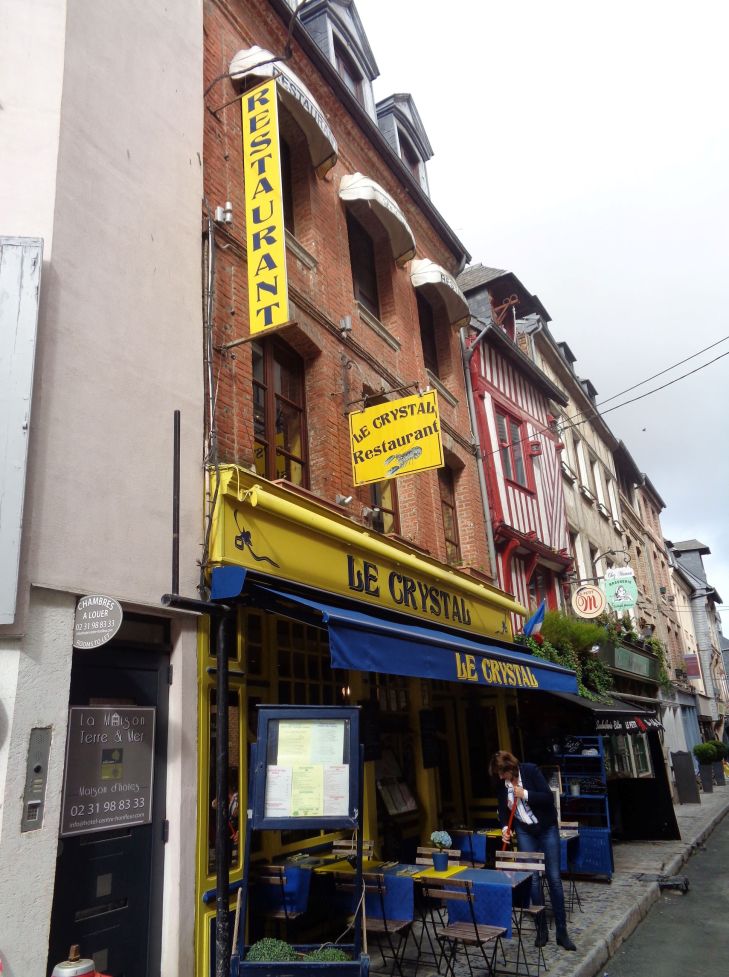 Honfleur Le Cristal resto memories rue haute apr23