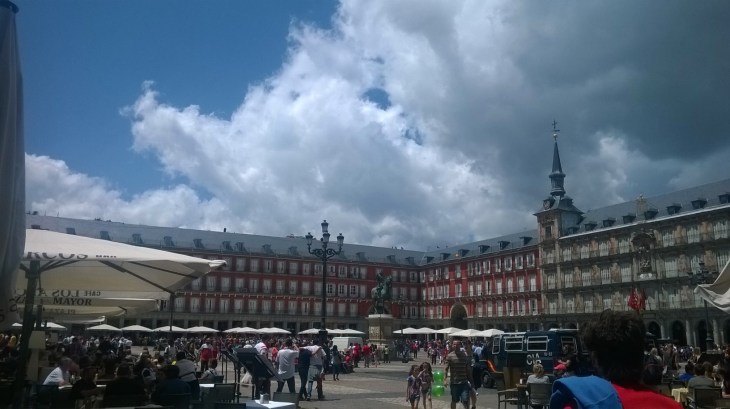 mad plaza mayor from c atocha may16