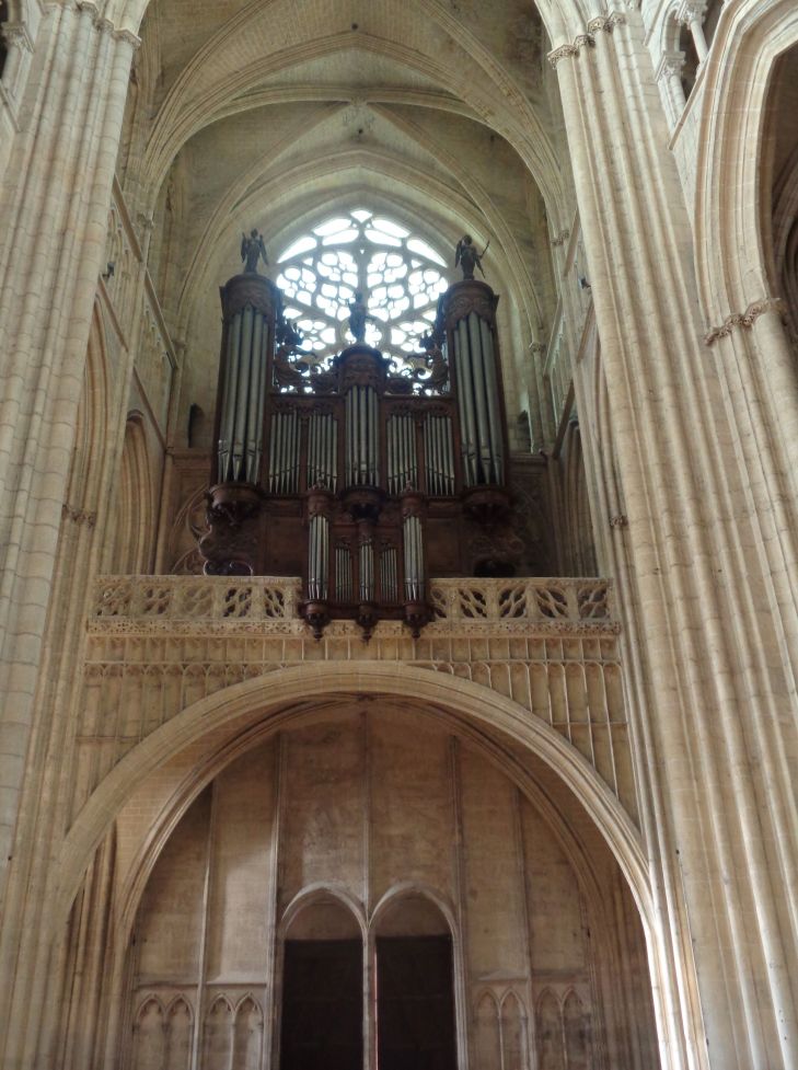 Meaux cathedral st etienne organ back wall nov23