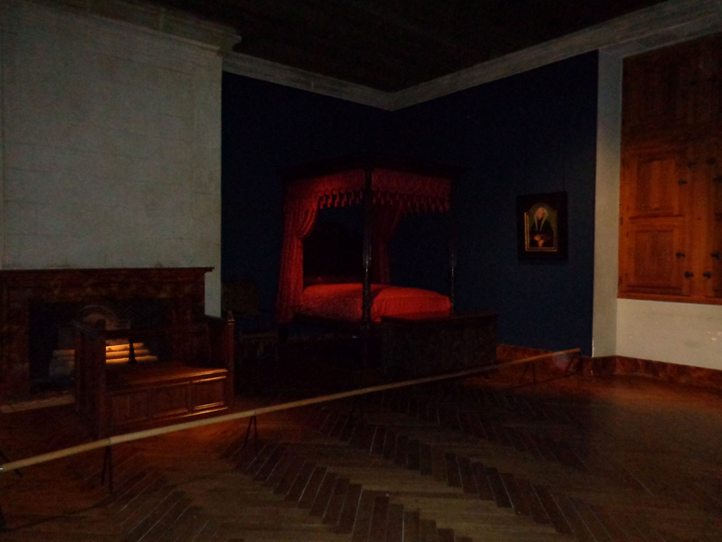 Azay le Rideau castle psyche bedroom jan22