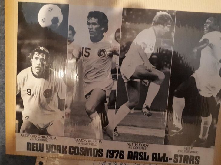 New York Cosmos stars c1976