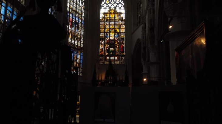 Bru cathedral st michel st gudule back of altar dec12