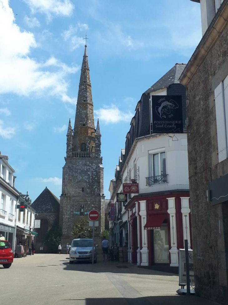 Carnac Ch Saint Cornely arriving rue st cornely D781 jun23