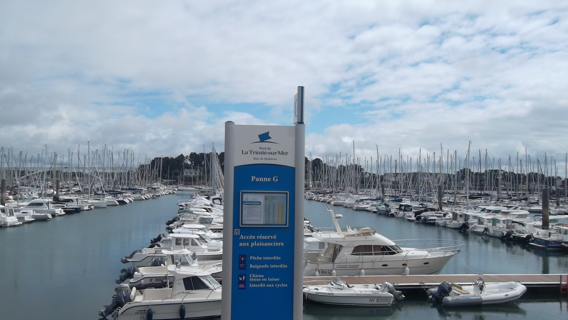 La trinite sur mer marina pontoons jul12