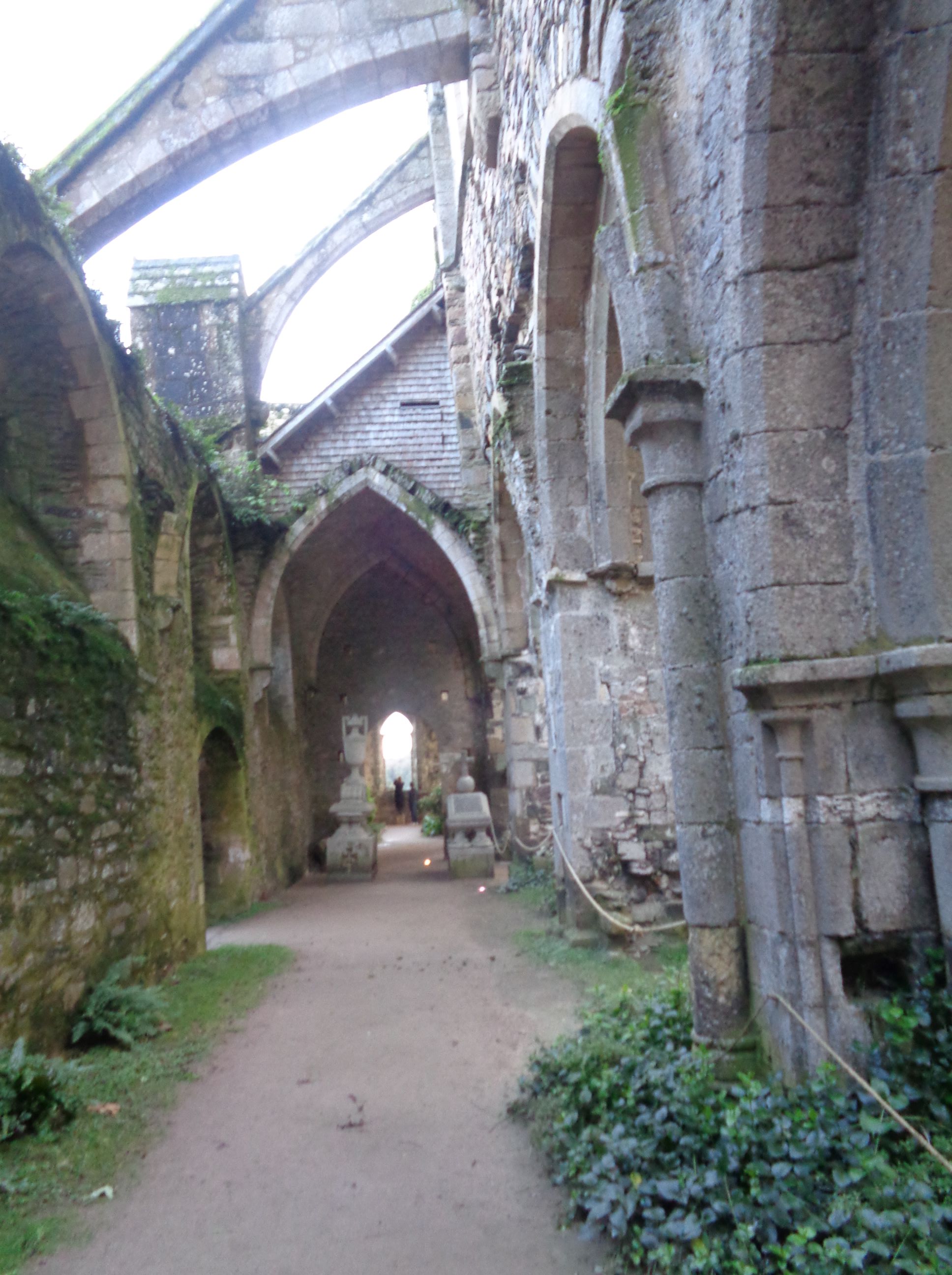 Paimpol Abbaye de Beauport abbey church jan24