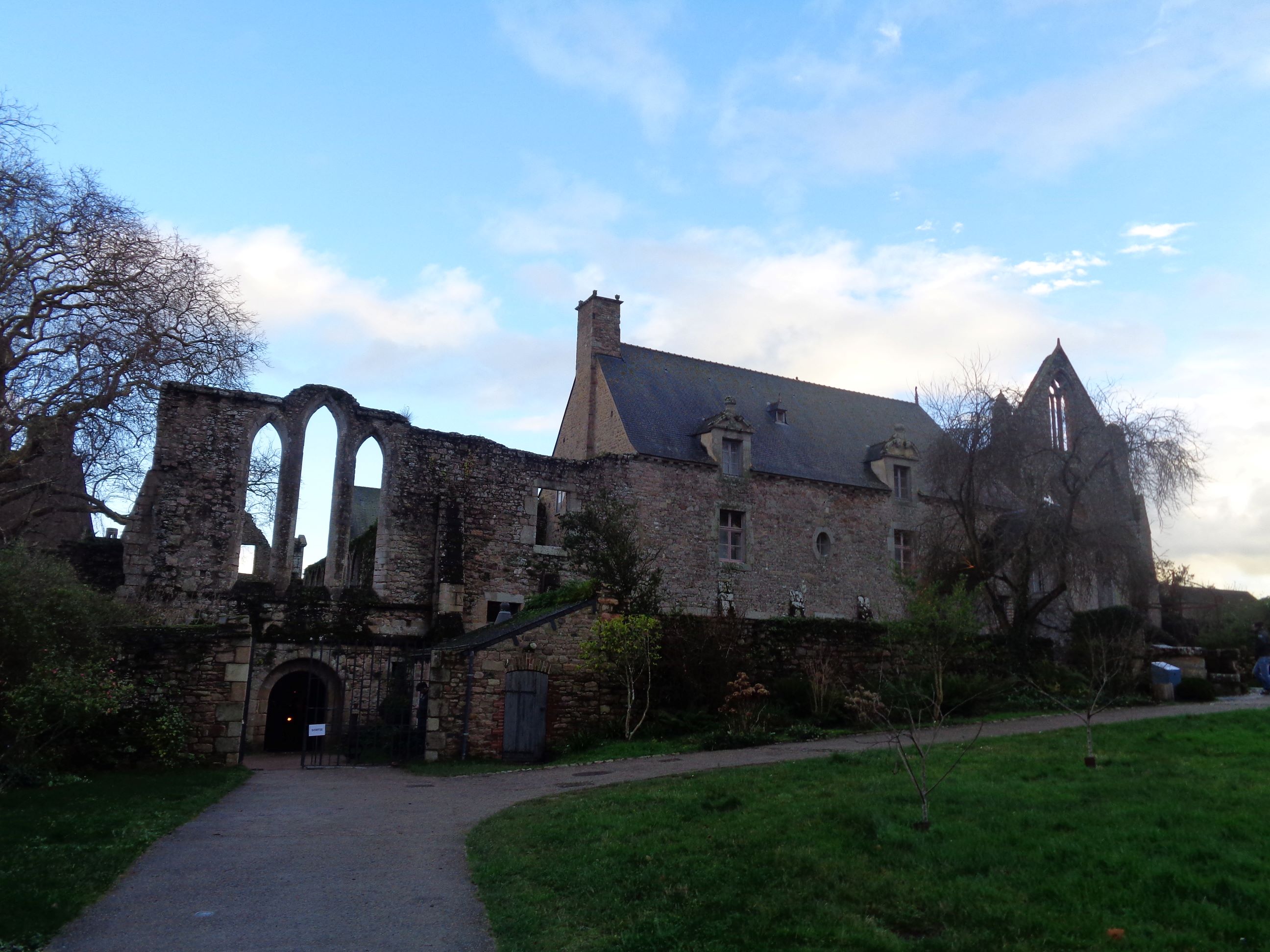 Paimpol Abbaye de Beauport sortie jan24