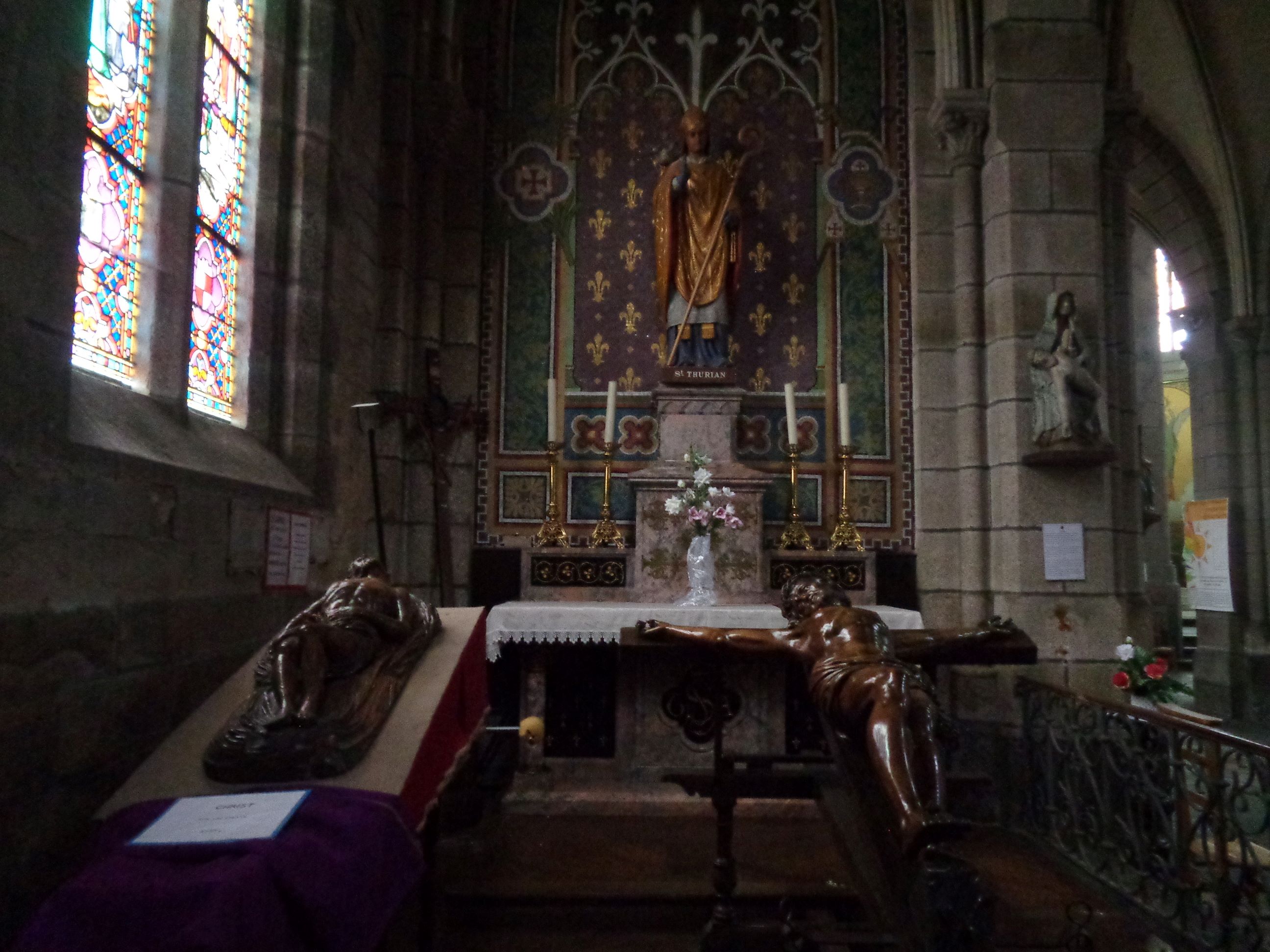 Quintin Basilica of Notre Dame de Délivrance chapel st Thurian jan24