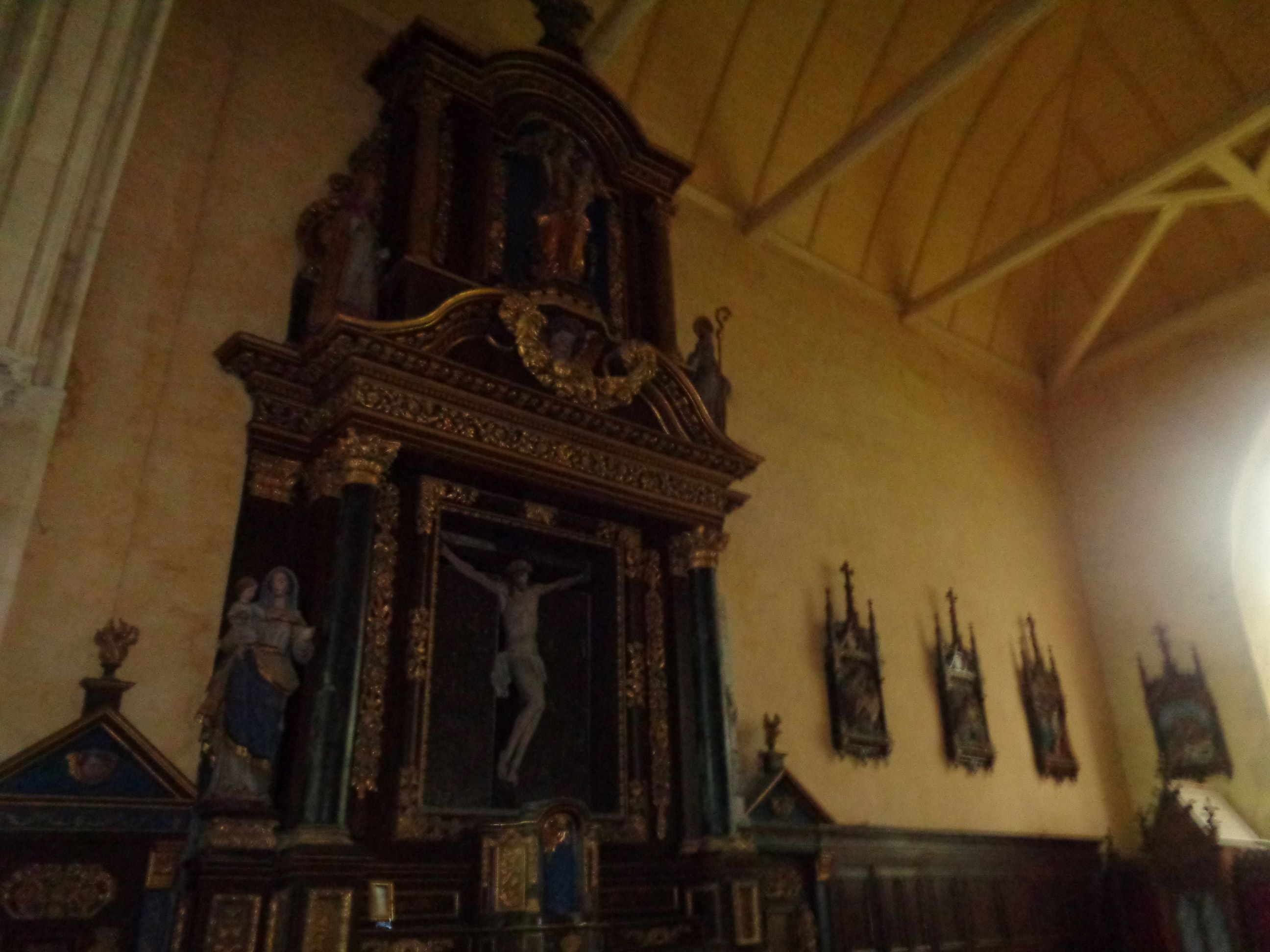 Saint Meen le Grand Abbey Saint Meen Chapel Crucifiction feb24