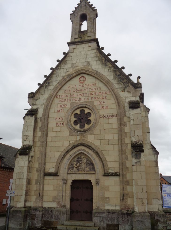 Saint Meen le Grand Chapelle Saint Joseph front feb24