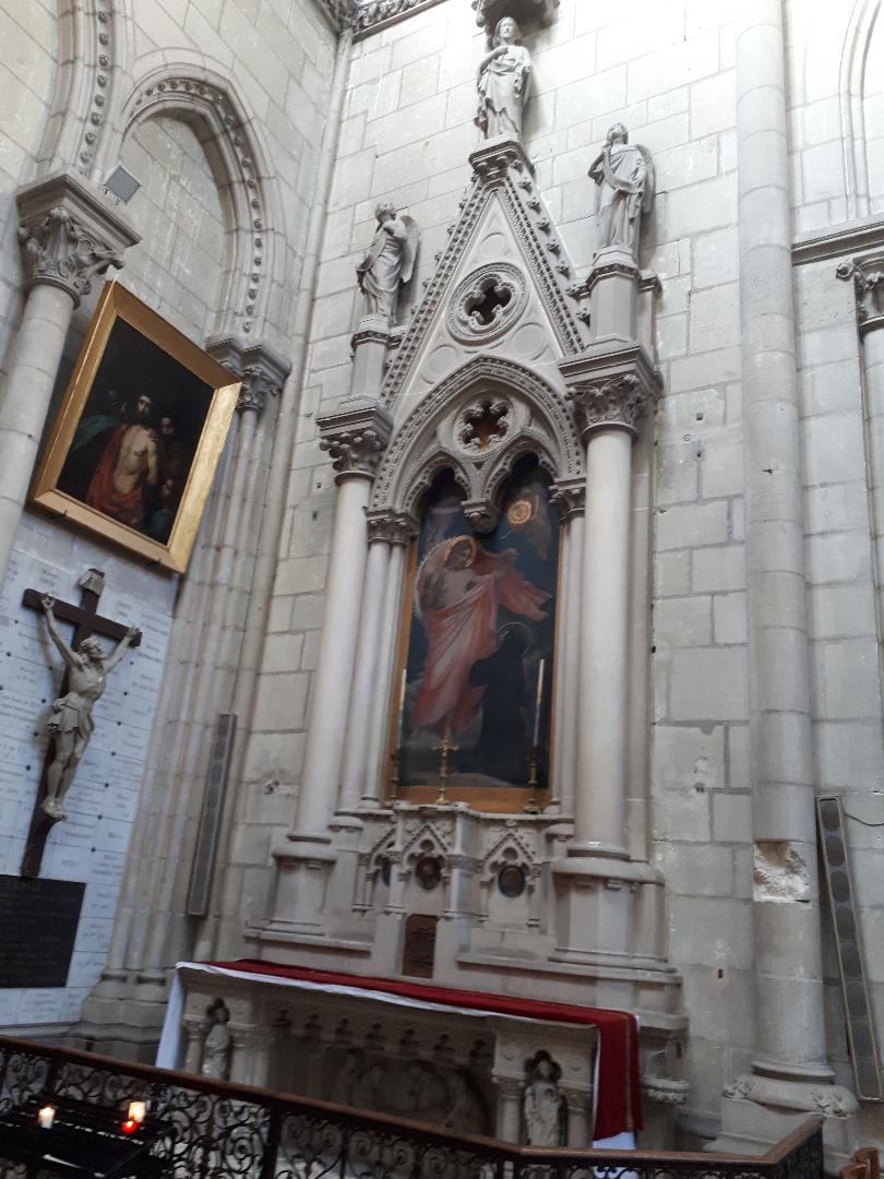 Nantes Basilica Saint Nicolas chapelle Sacre Coeur mar24
