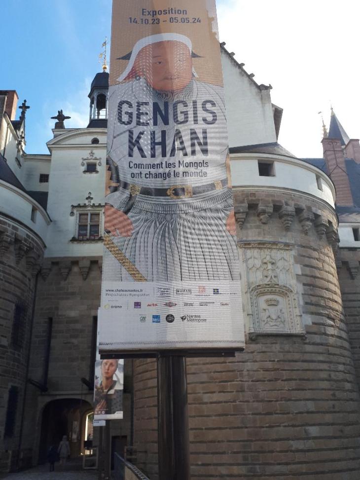 Nantes chateau ducs de bretagne gengis khan exhibition entr mar24