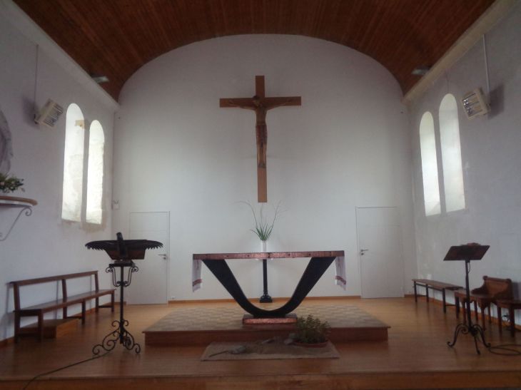 Prefailles chapelle Saint Gildas altar mar24