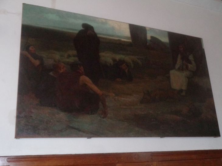 Prefailles chapelle Saint Gildas portrait Christ and disciples mar24