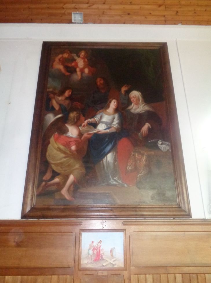 Prefailles chapelle Saint Gildas portrait Holy Family mar24