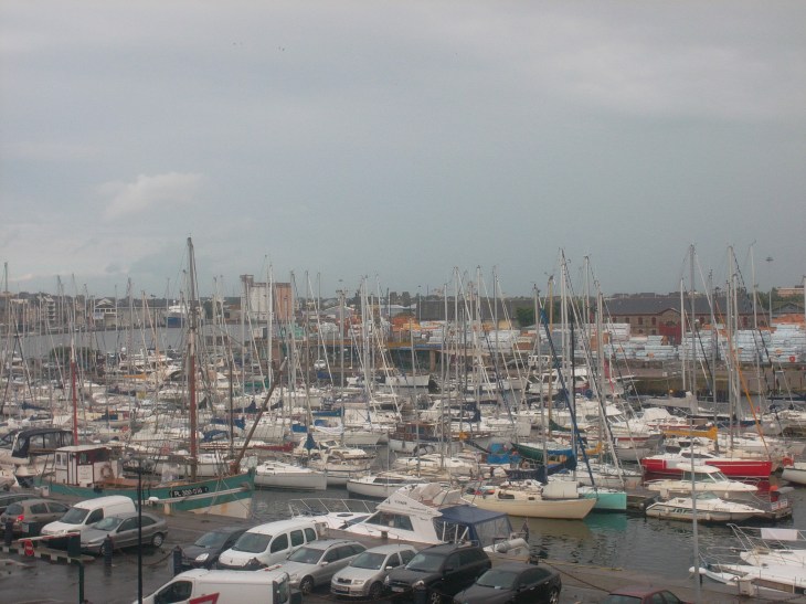 St Malo inner harbor pleasure boat marina jul12