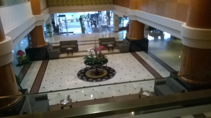 surabaya somerset hotel lobby looking down mar15