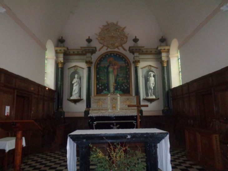 Villeneuve en Retz ch Notre Dame altar Fresnay en retz mar24