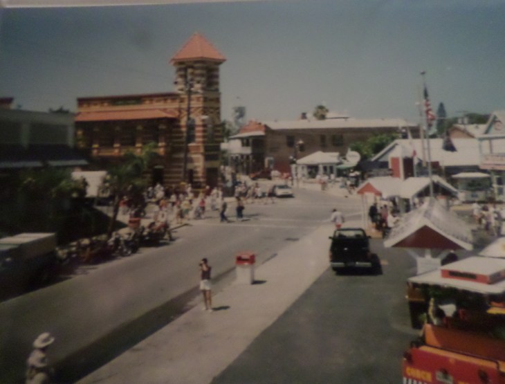 Key West former Nat Bank Bdlg Front st and Duval st c1980s