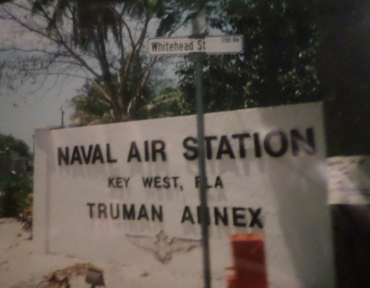 Key West Naval Air Station Truman annex Whitehead st c1980s