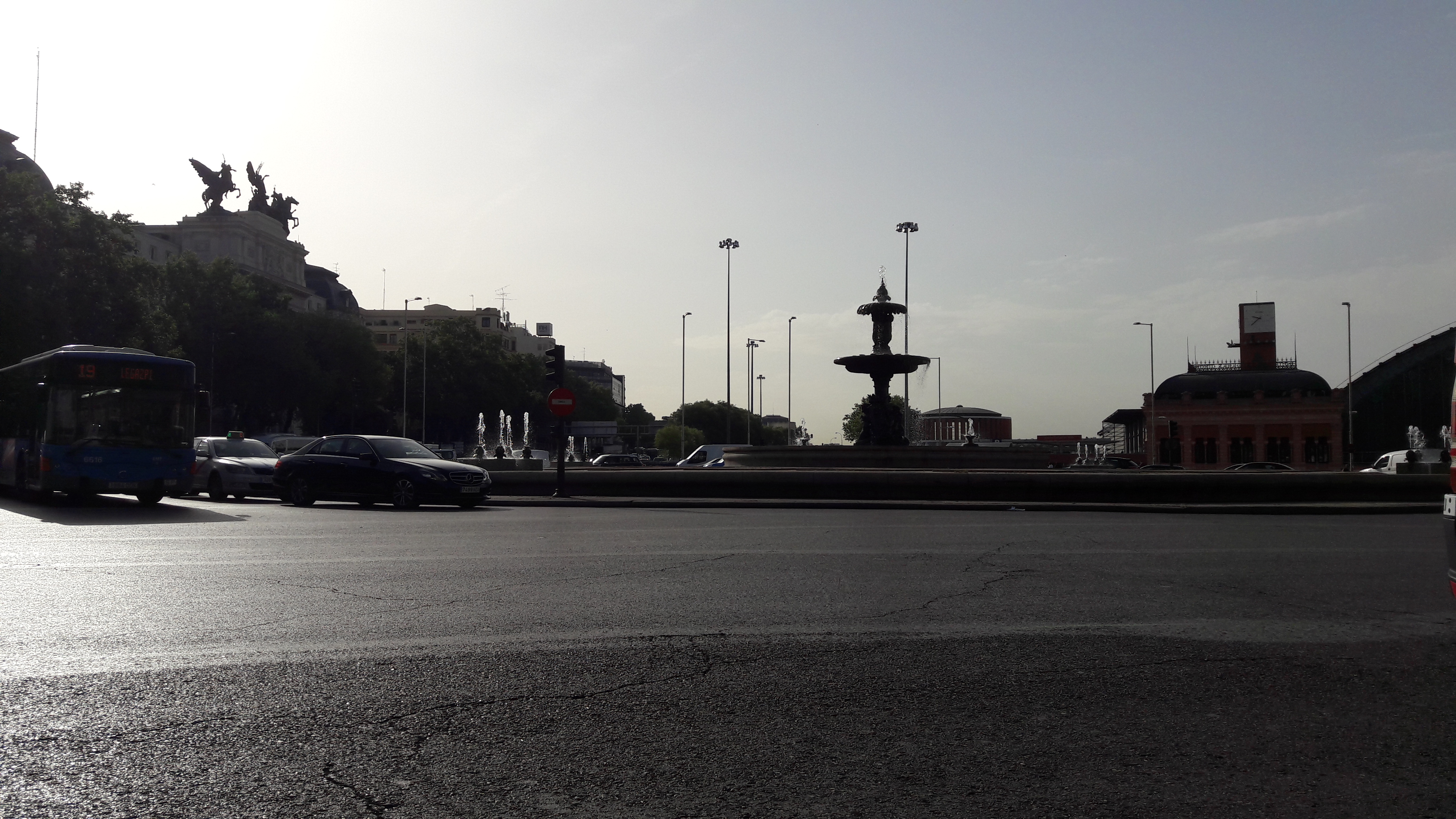 madrid plaza emperador carlos V min agro at atocha apr17