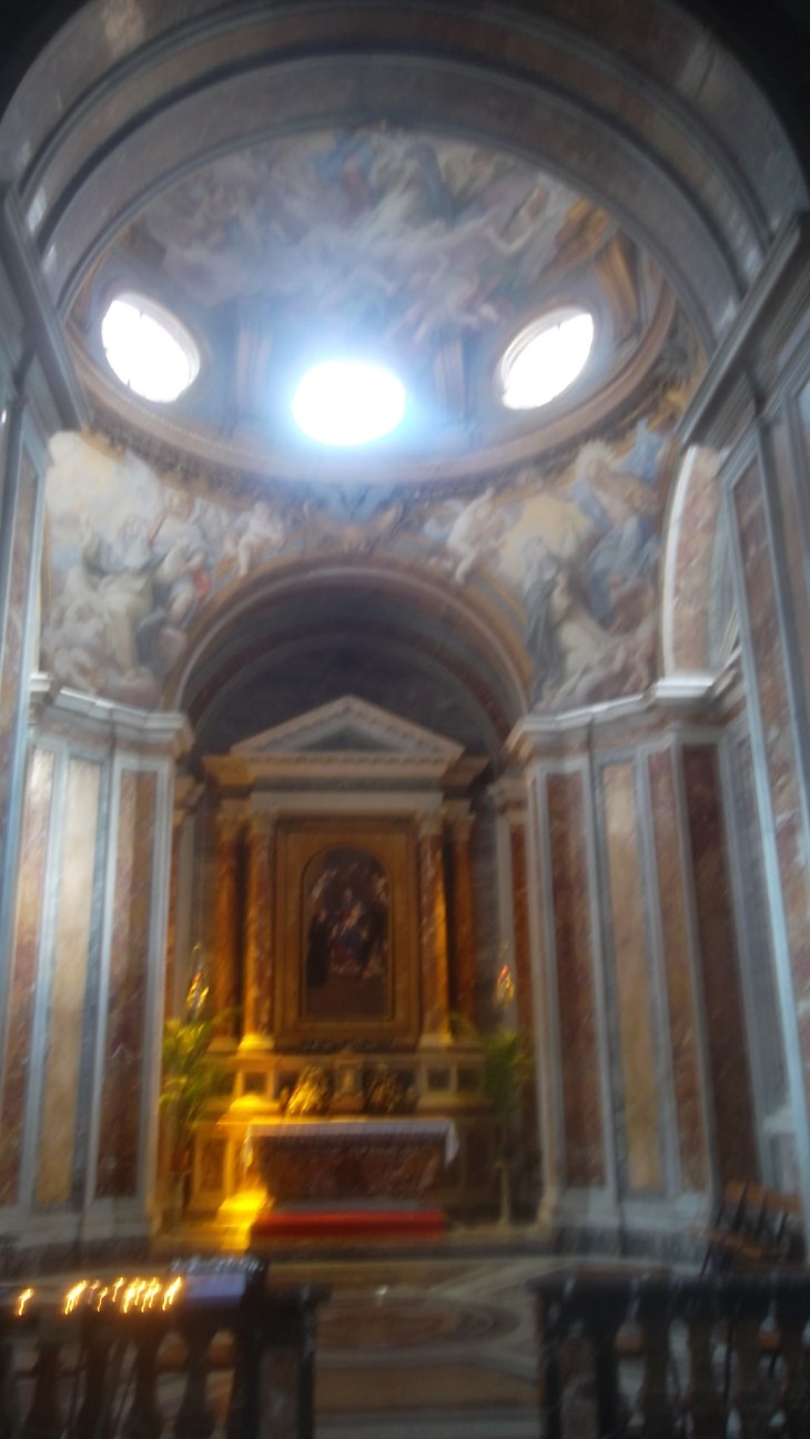 roma church basilica st sabina altar aug13