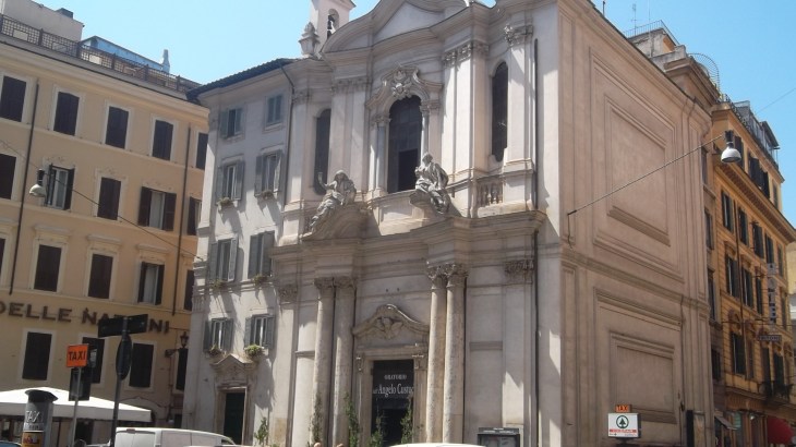 roma Oratory of the Holy Sacrament al Tritone or Oratory of the Guardian Angel front aug13