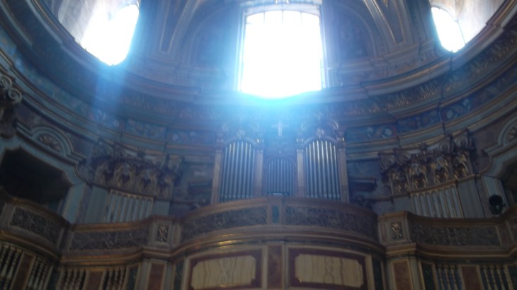 roma Oratory of the Holy Sacrament al Tritone or Oratory of the Guardian Angel organ aug13