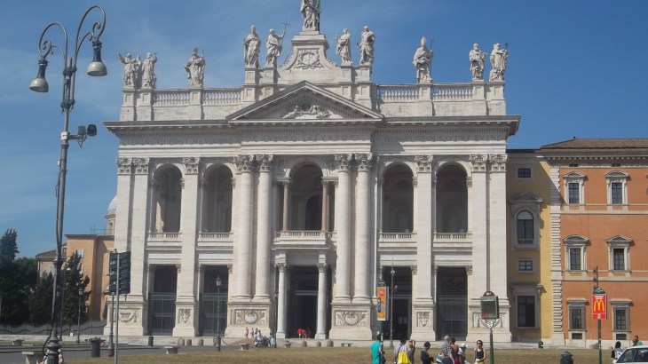 rome basilica san giovanni in Laterano front aug13
