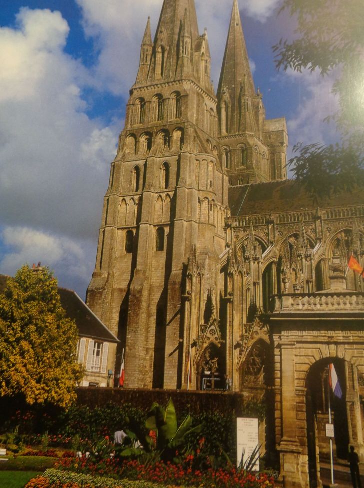 Bayeux cathedral notre dame belltower c2004