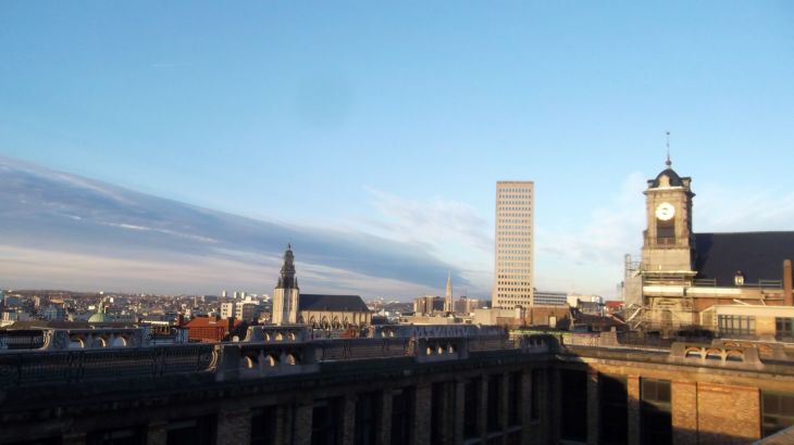 Brussels place poelaert to city dec12